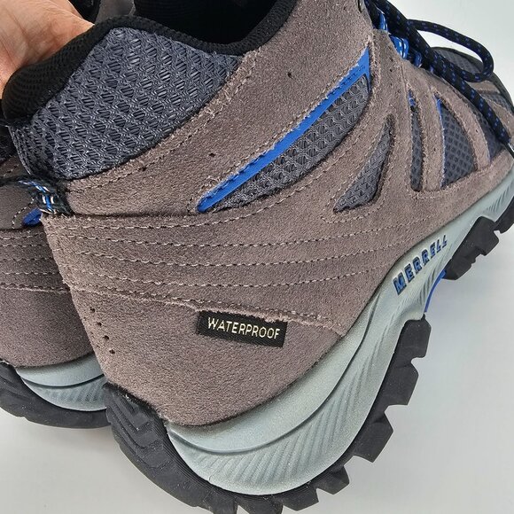 Merrell Oakcreek Mid Waterproof Hiking Boots Mens 10.5 Outdoor Gorpcore Rugged - Picture 5 of 10